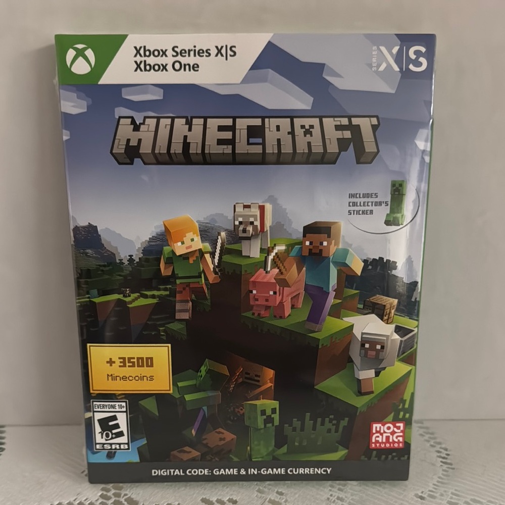 Xbox Series X|S One Minecraft Digital Game Code +3500 Minecoins In-Game Currency